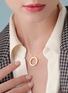 细节 - 点击放大 - ROBERTO COIN - ‘Love In Verona’ 18K Gold Diamond Ruby Ring