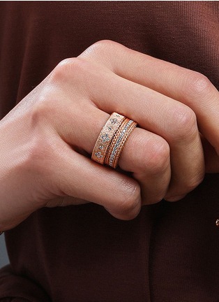 细节 - 点击放大 - ROBERTO COIN - ‘Princess’ 18K White Gold Diamond Ruby Ring