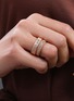 细节 - 点击放大 - ROBERTO COIN - ‘Princess’ 18K White Gold Diamond Ruby Ring