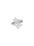 细节 - 点击放大 - ROBERTO COIN - ‘Diamond Princess’ 18K White Gold Diamond Ruby Coil Ring
