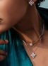 细节 - 点击放大 - ROBERTO COIN - ‘Diamond Princess’ 18K White Gold Diamond Ruby Necklace