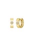 首图 - 点击放大 - ROBERTO COIN - ‘Love In Verona’ 18K Gold Diamond Ruby Hoop Earrings