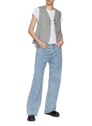 模特儿示范图 - 点击放大 - RAG & BONE - 刺绣蘑菇 T 恤