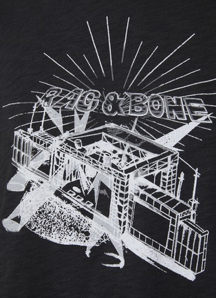  - RAG & BONE - 音乐主题印花 T 恤