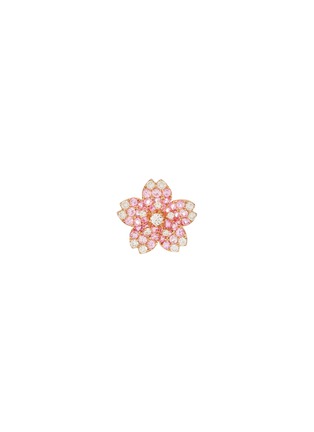首图 - 点击放大 - MIO HARUTAKA - ‘Sakura’ 18k Rose Gold Diamond Pink Sapphire Earring