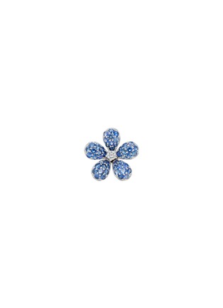 首图 - 点击放大 - MIO HARUTAKA - ‘Flower’ 18k White Gold Diamond Sapphire Earring