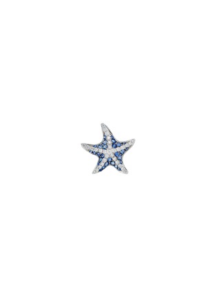首图 - 点击放大 - MIO HARUTAKA - ‘Sea Star’ 18k White Gold Diamond Sapphire Earring