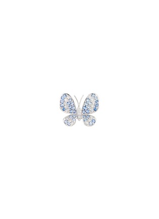 首图 - 点击放大 - MIO HARUTAKA - ‘Butterfly’ 18k White Gold Diamond Sapphire Earring