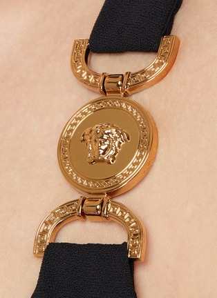  - VERSACE - 吊带扣饰连衣裙