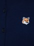  - MAISON KITSUNÉ - 狐狸头拼贴针织开衫