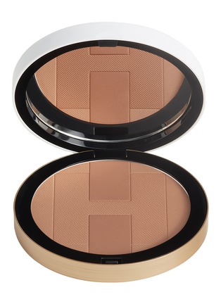 细节 -点击放大 - HERMÈS - Plein Air H Trio Healthy Glow Mineral Powder — Sienne