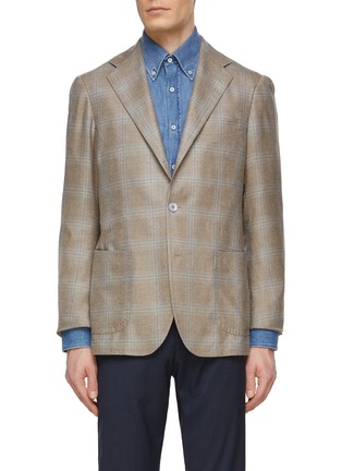 首图 - 点击放大 - RING JACKET - 平驳领单排扣格纹西服外套