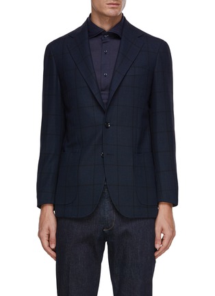 首图 - 点击放大 - RING JACKET - 平驳领单排扣格纹西服外套