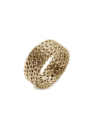 细节 - 点击放大 - JOHN HARDY - ‘Classic Chain’ 18K Gold Band Ring — Size 9