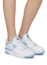模特儿示范图 - 点击放大 - NEW BALANCE - BB550 低帮系带运动鞋