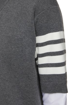  - THOM BROWNE - 四重条纹针织衬衫裙