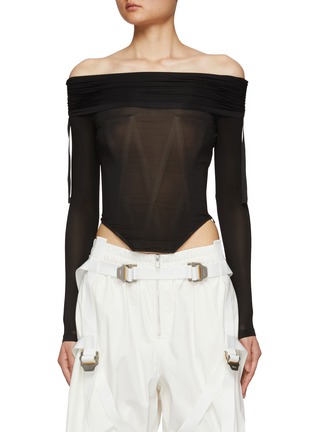首图 - 点击放大 - DION LEE - 一字肩上衣