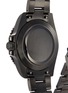 细节 - 点击放大 - CUSTOM T. WATCH ATELIER - ‘Blacked Out Edition’ Matte Black Dial Stainless Steel Case Link Bracelet Watch