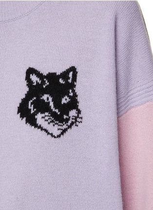 - MAISON KITSUNÉ - 撞色针织上衣