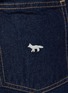  - MAISON KITSUNÉ - 狐狸刺绣牛仔短裙