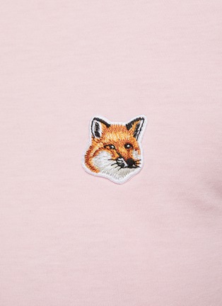  - MAISON KITSUNÉ - 狐狸头拼贴纯棉 T 恤