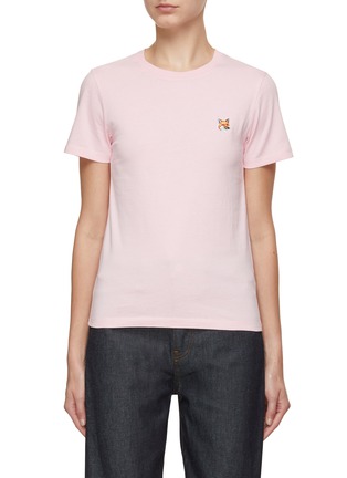 首图 - 点击放大 - MAISON KITSUNÉ - 狐狸头拼贴纯棉 T 恤