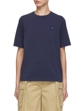 首图 - 点击放大 - MAISON KITSUNÉ - 狐狸头拼贴纯棉 T 恤