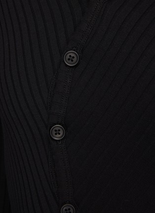  - HELMUT LANG - 排扣长袖 T 恤