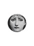 首图 –点击放大 - FORNASETTI - TEMA E VARIAZIONI 装饰瓷盘 N.241 — 黑色和白色