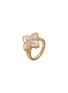 首图 - 点击放大 - ROBERTO COIN - PRINCESS FLOWER 钻石母贝红宝石 18K 金戒指