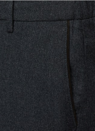  - CANALI - 羊毛直筒长裤