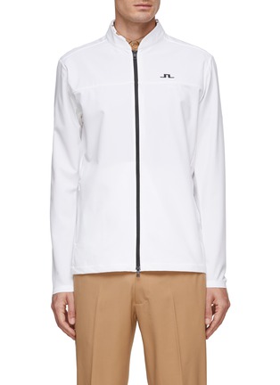 首图 - 点击放大 - J.LINDEBERG - Jeff' 4 Way Stretch Contrast Logo Zipper Hybrid Golf Jacket