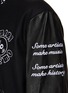  - AMIRI - 仿皮革拼接外套