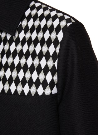  - AMIRI - 拉链菱形针织外套