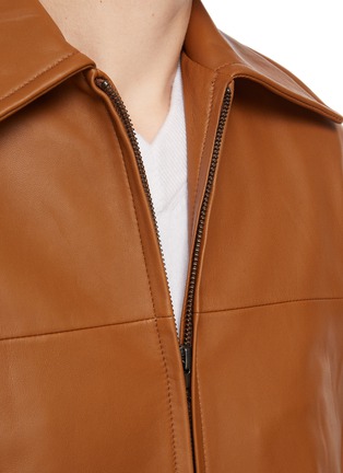  - VINCE - 拉链真皮外套