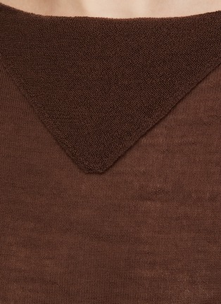  - RICK OWENS - 拼接针织毛衣