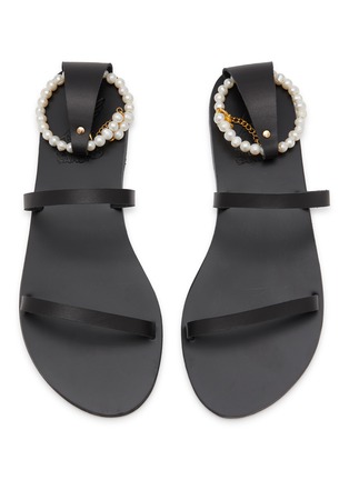 细节 - 点击放大 - ANCIENT GREEK SANDALS - 仿珍珠细带凉鞋