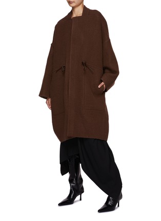 模特儿示范图 - 点击放大 - RICK OWENS - 口袋圆肩外套