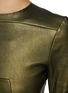 - RICK OWENS - 金属感真皮上衣