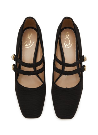细节 - 点击放大 - SAM EDELMAN - TAHIRA 双扣亚麻玛丽珍鞋