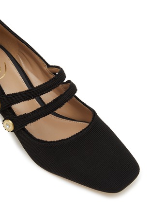 细节 - 点击放大 - SAM EDELMAN - TAHIRA 双扣亚麻玛丽珍鞋