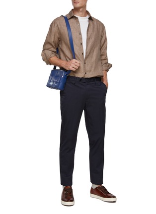 模特儿示范图 - 点击放大 - TOMORROWLAND - 混棉卡其裤