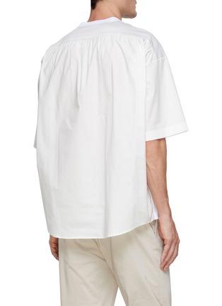 背面 - 点击放大 - TOMORROWLAND - 褶裥双面料上衣