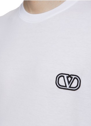  - VALENTINO GARAVANI - Vlogo Patch Cotton T-Shirt