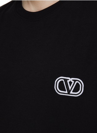  - VALENTINO GARAVANI - Vlogo Patch Cotton T-Shirt