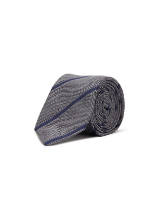 首图 - 点击放大 - STEFANOBIGI MILANO - 条纹真丝领带