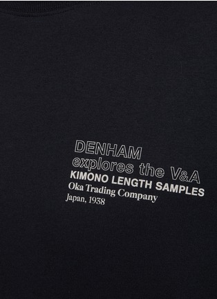  - DENHAM - LOGO 印花纯棉 T 恤