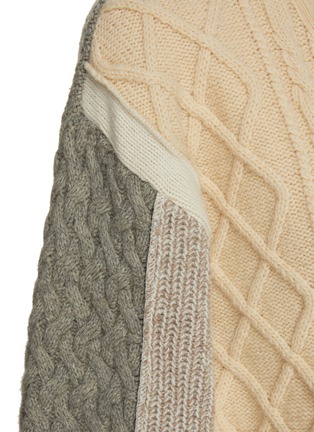  - KURO - 拼接针织开衫