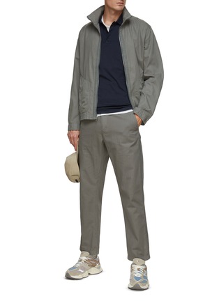 模特儿示范图 - 点击放大 - RAG & BONE - LOGO 刺绣 POLO 衫