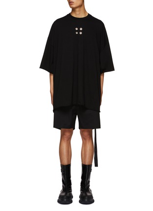 首图 - 点击放大 - RICK OWENS DRKSHDW - 金属孔圆领 T 恤